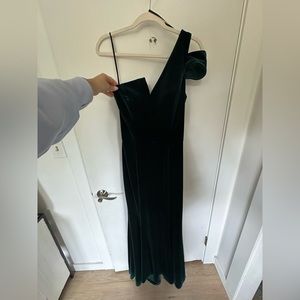 Aqua Velvet Gown